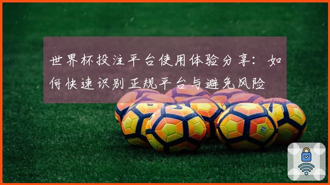 世界杯投注平台使用体验分享：如何快速识别正规平台与避免风险